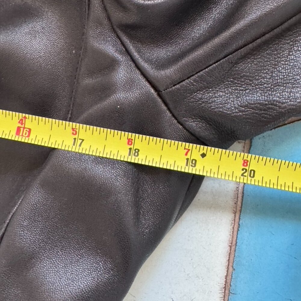 Preston & York Women Soft Genuine Lamb Skin Leather Jacket Black, size M - Picture 11 of 11